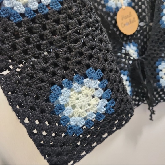 Say What Hand Crochet Cardigan - Picture 6 of 10